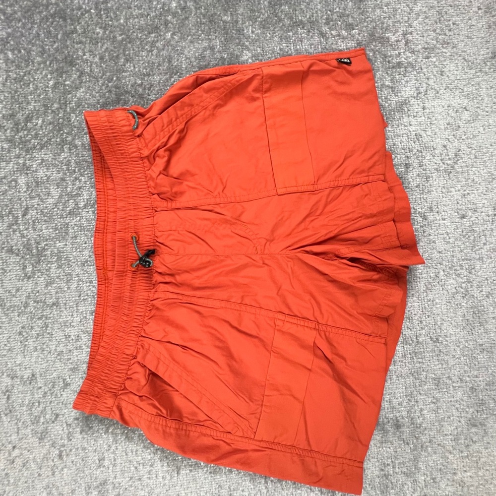 REI Co-op Women Burnt Orange Nylon Stretch Hiking Trail Shorts Medium 216301